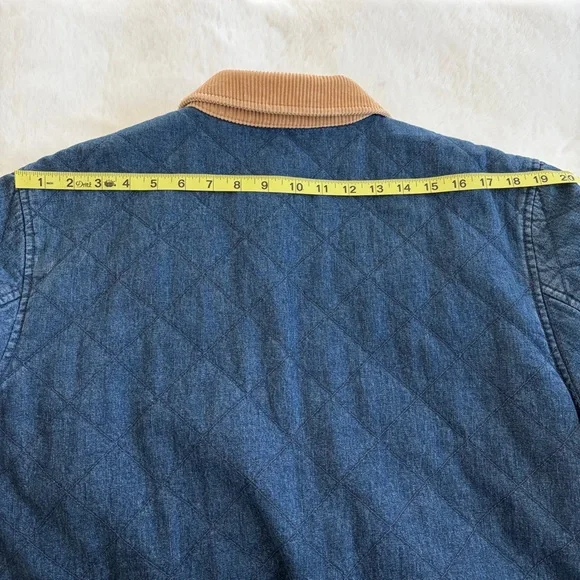 Ralph Lauren Denim Chore Barn Jacket with Corduroy Collar | L - Picture 12 of 15